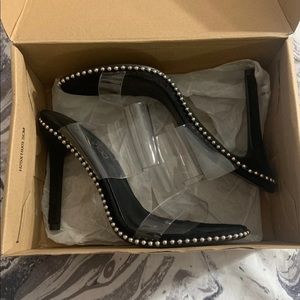 Boohoo clear heels